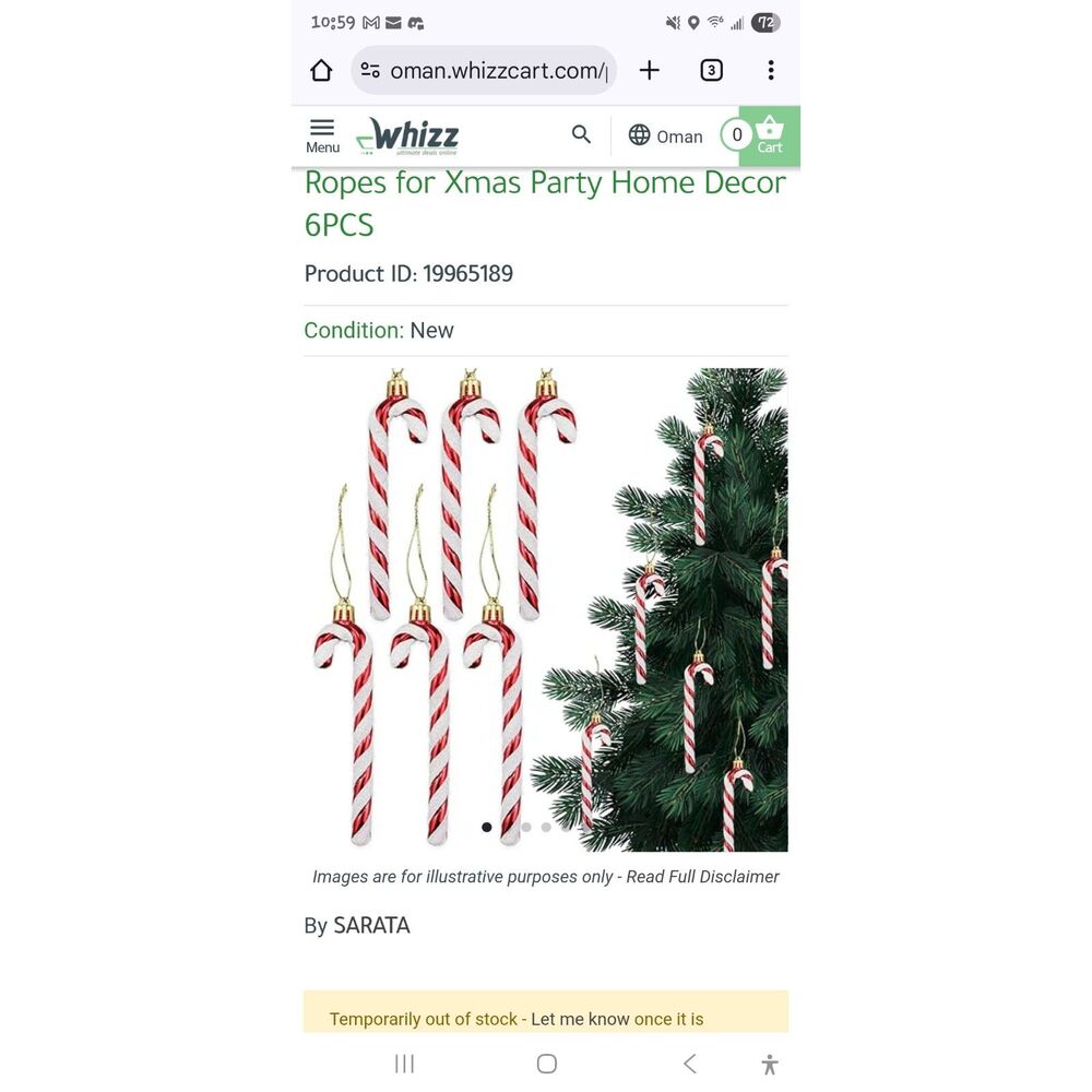 Candy Cane Ornaments
